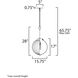 Kasbah 1 Light 15.75 inch Satin Nickel Single Pendant Ceiling Light