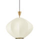 Arden 1 Light 22 inch Patina Brass Outdoor Pendant