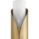 Crescendo 2 Light 5.25 inch Natural Brass Wall Sconce Wall Light