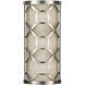 Allegretto 2 Light 8 inch Silver ADA Sconce Wall Light