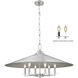 Rialto 6 Light 32 inch Signature Pewter Pendant Ceiling Light