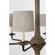 Thomas O'Brien Suzanna LED 38 inch Vintage Oak and Aged Iron Chandelier Ceiling Light