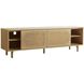 Lamu 78 inch Oak Media Cabinet