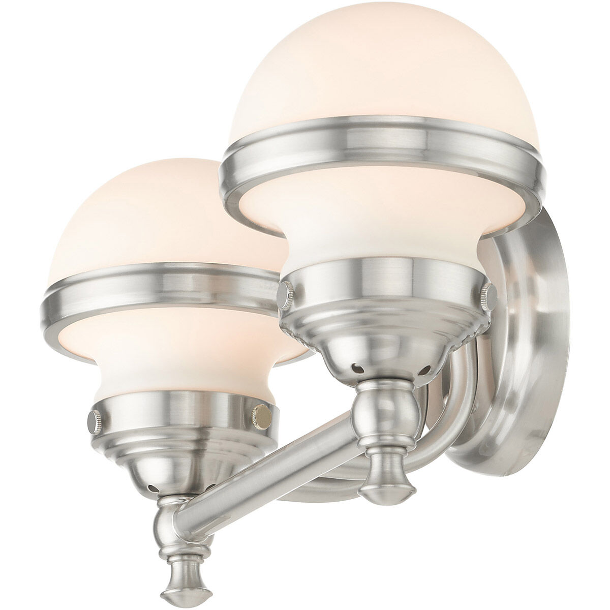 Oldwick 2 Light 15 inch Brushed Nickel Bath Vanity Wall Light