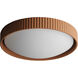 Souffle LED 18 inch Terra Cotta Flush Mount Ceiling Light