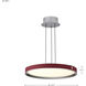 Bandon LED 19.5 inch Gray Pendant Ceiling Light