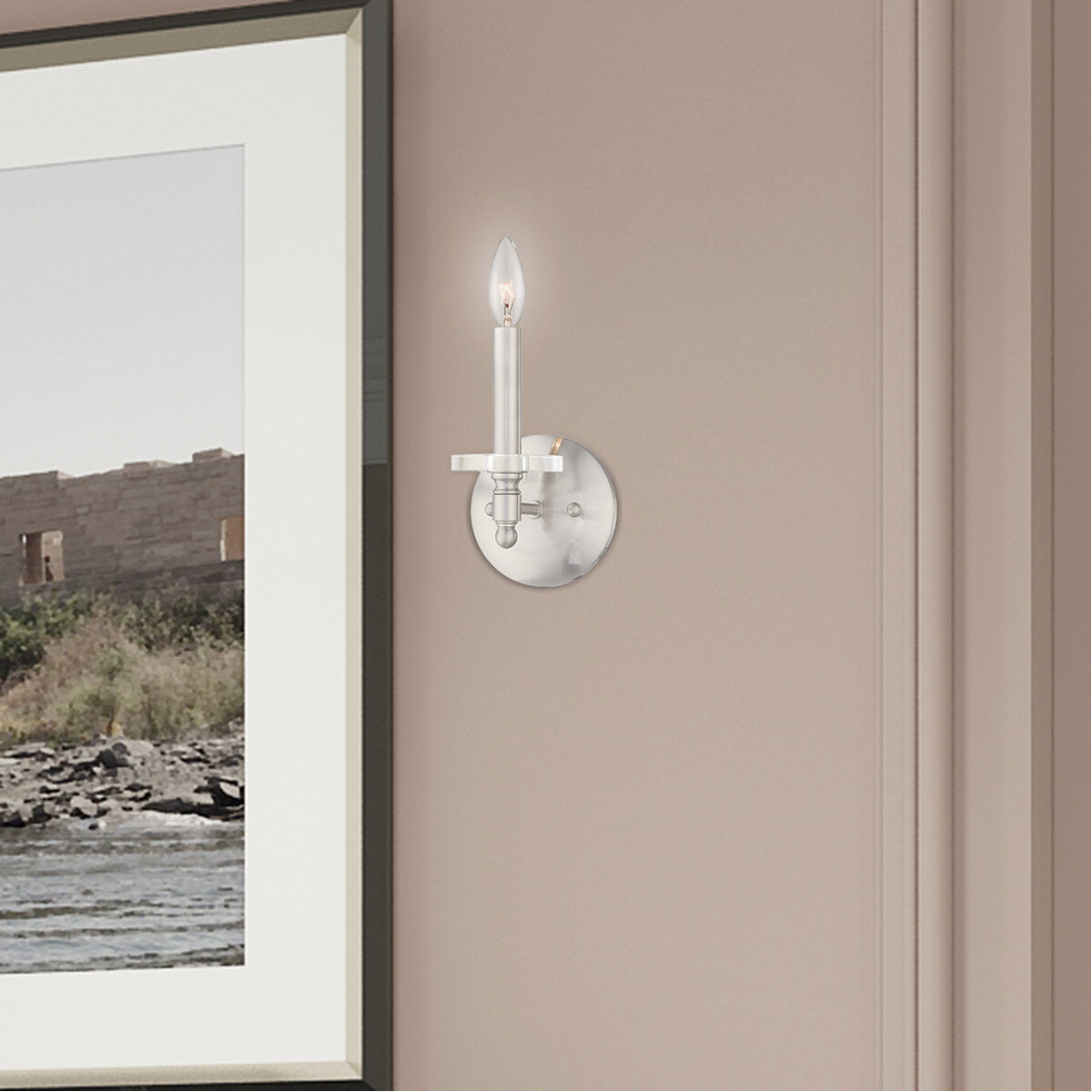 Bennington 1 Light 5 inch Brushed Nickel Wall Sconce Wall Light