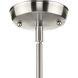 Anna 1 Light 3.88 inch Brushed Nickel Mini-Pendant Ceiling Light