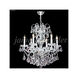 Vienna 6 Light 26 inch Silver Crystal Chandelier Ceiling Light