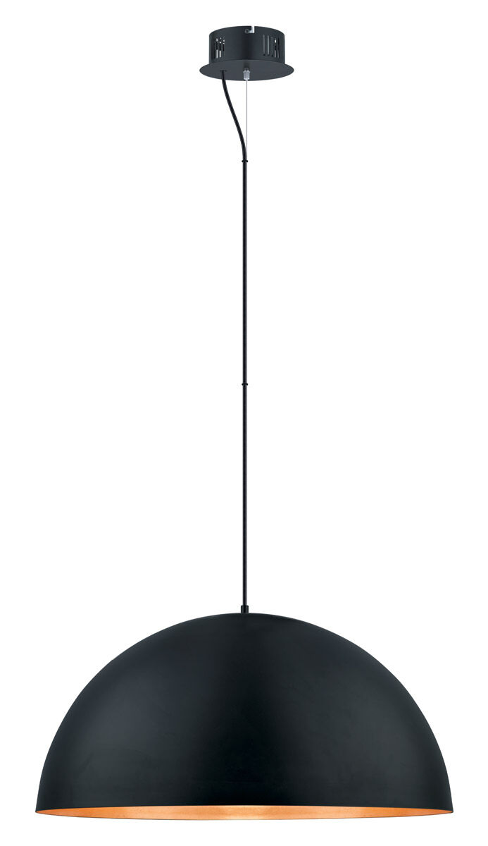 Gaetano LED 31.5 inch Black and Gold Pendant Ceiling Light