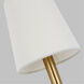 AH by Alexa Hampton Baxley 1 Light 5.5 inch Burnished Brass Sconce Wall Light