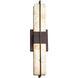 Alabaster Rocks LED 20 inch Dark Bronze Linear Wall/Bath Wall Light