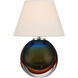 Voyage 12 inch 3 watt Green and Blue and Amber and Clear Cordless Table Lamp Portable Light