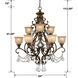 Norwalk 9 Light 34 inch Bronze Umber Chandelier Ceiling Light in Clear Hand Cut