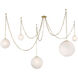 Marbelle 5 Light 84.5 inch Legacy Brass Pendant Ceiling Light
