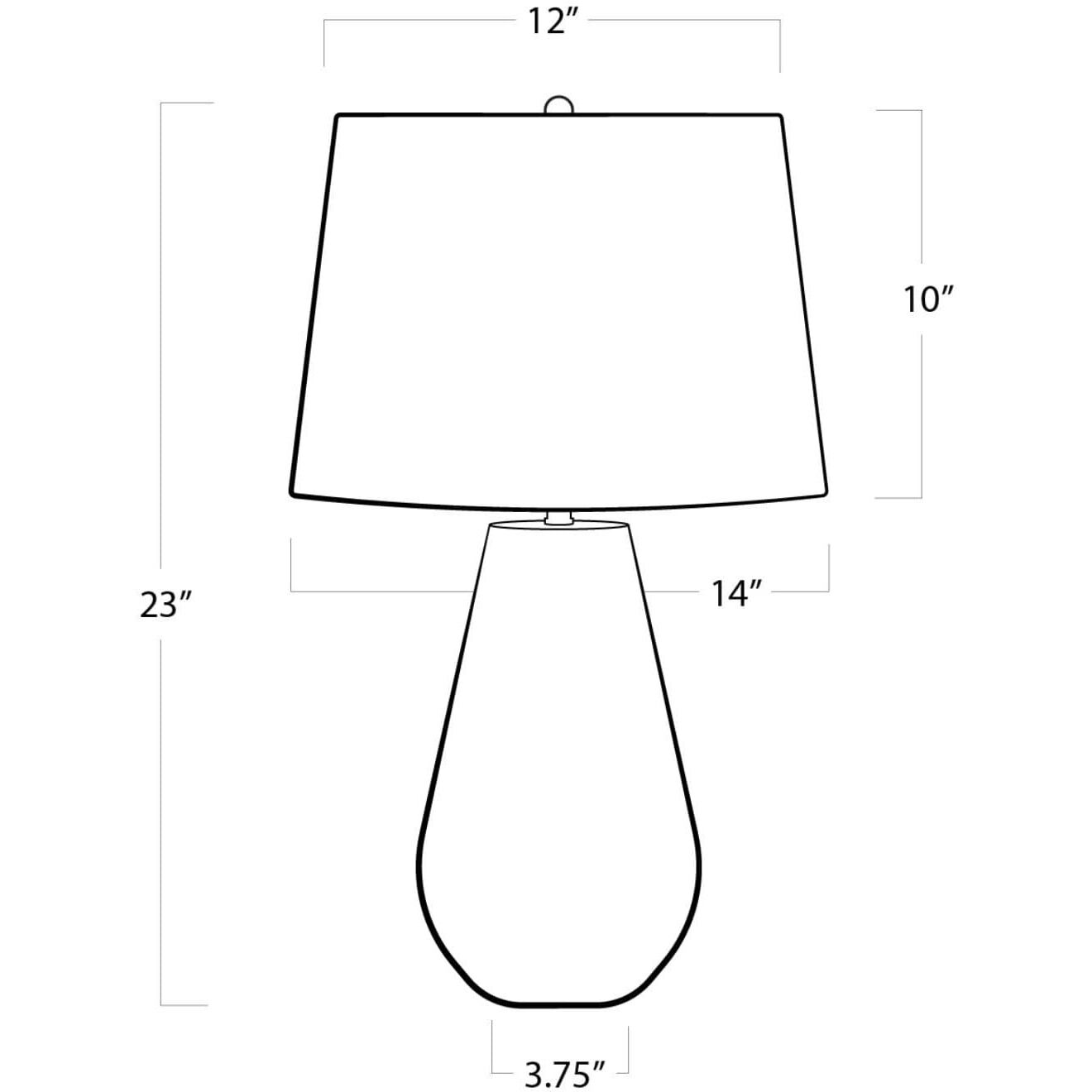 Cassia 23 inch 150.00 watt Natural Table Lamp Portable Light, Chevron