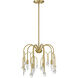 Anholt 4 Light 16.5 inch Noble Brass Convertible Semi-Flush or Pendant Ceiling Light