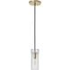 Sean Lavin Horizon 1 Light 3.1 inch Natural Brass Line-Voltage Pendant Ceiling Light in No Lamp