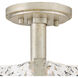 Florian 5 Light 20.25 inch Glacial Semi-flush Mount Ceiling Light