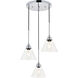 Histoire 3 Light 17.9 inch Chrome Pendant Ceiling Light