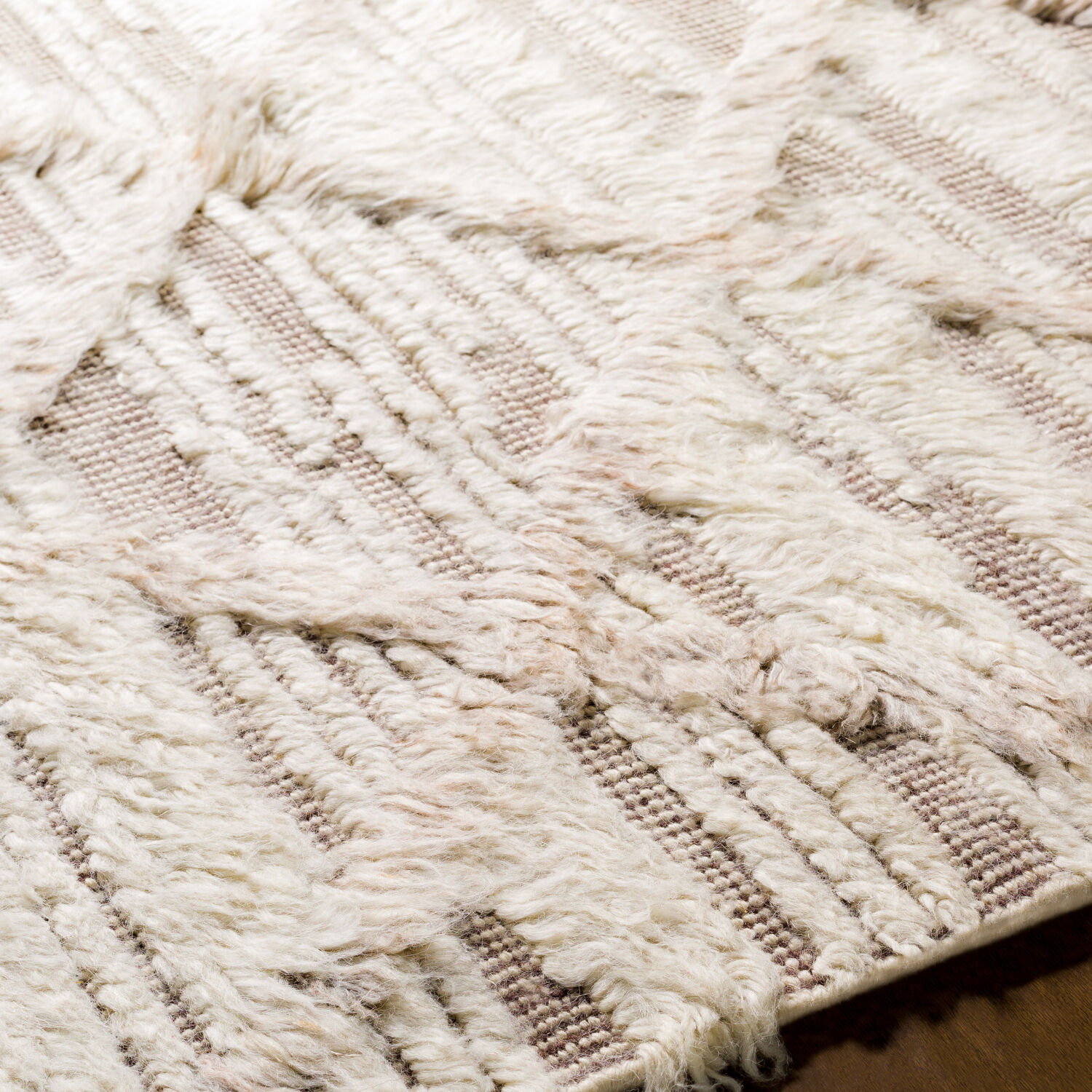 Sahara 120 X 96 inch Light Beige Rug in 8 x 10, Rectangle