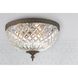 Radley 3 Light 12 inch English Bronze Flush Ceiling Light