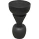 Nogozi 23 X 13 inch Burnt Black Side Table