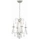 Ashton 4 Light 16 inch Olde Silver Mini Chandelier Ceiling Light in Clear Swarovski Strass