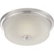 Orono LED 13 inch Satin Platinum Flushmount Ceiling Light