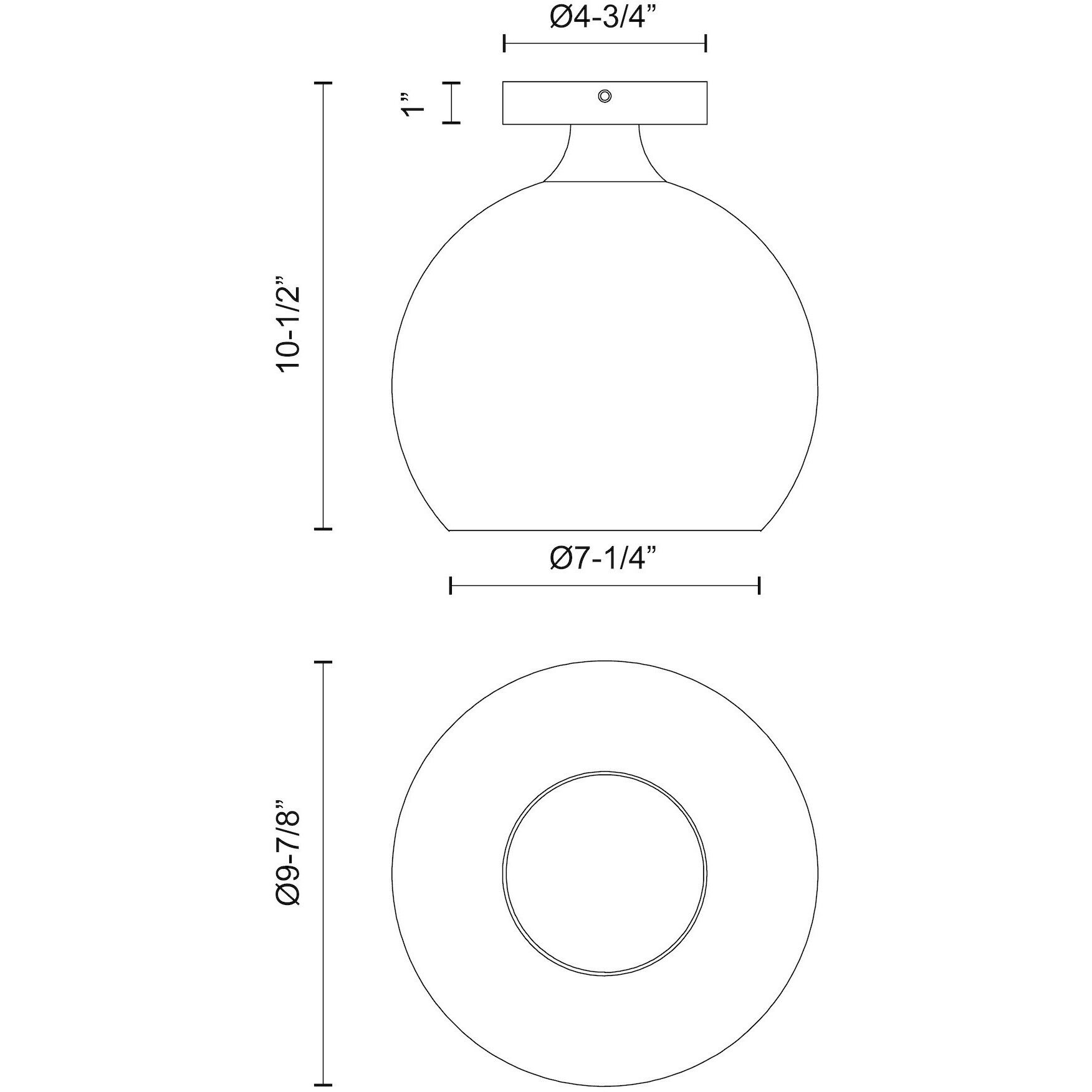 Alora Mood Castilla 1 Light 9.88 inch Matte Black/Opal Matte Glass Flush Mount Ceiling Light in Matte Opal Glass