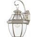 Monterey 1 Light 13 inch Brushed Nickel Outdoor Wall Lantern
