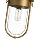 Alora Mood Cyrus 1 Light 7.5 inch Aged Gold Flush Mount Ceiling Light