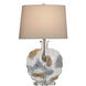 Lily 30 inch 100.00 watt Clear and Blue and Beige Table Lamp Portable Light