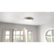 Verge LED 6 inch Brushed Nickel Flush Mount Ceiling Light