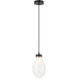Seranna 1 Light 6.63 inch Matte Black Pendant Ceiling Light