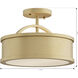 Wynn 2 Light 12 inch Legacy Brass Semi-Flush Mount Ceiling Light
