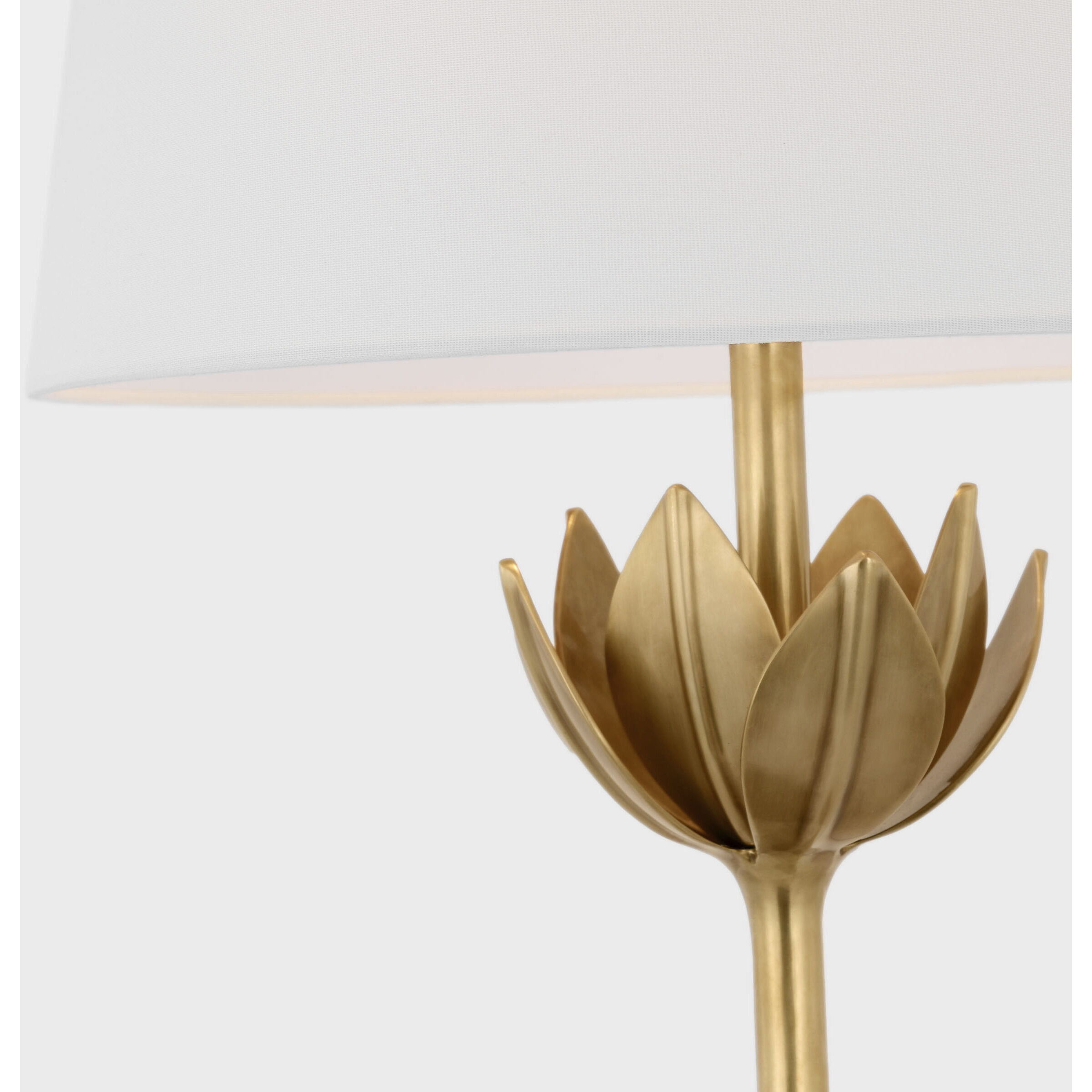 Julie Neill Alberto 32.25 inch 100.00 watt Antique-Burnished Brass Table Lamp Portable Light, Large