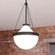 Lincoln 1 Light 12.75 inch Matte Black Pendant Ceiling Light