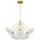 Helios 9 Light 41 inch Antique Brass Chandelier Ceiling Light