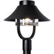 Stowe 1 Light 18.9 inch Coastal Black Outdoor Post Light