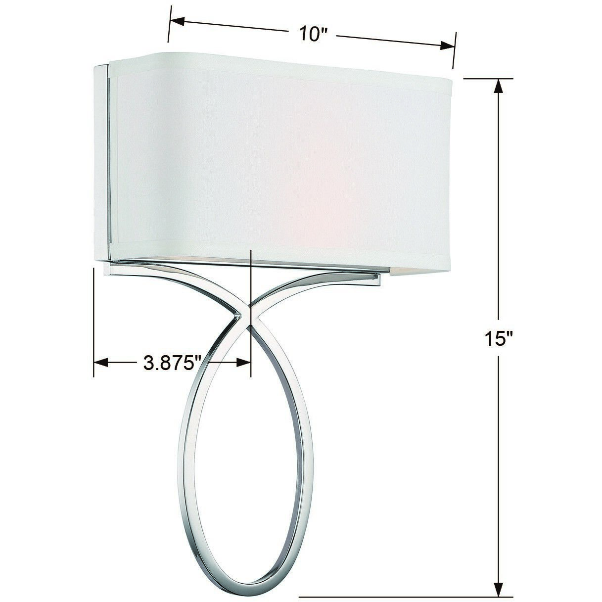 Brinkley Bath Wall Light in Polished Nickel