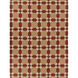 Archive 132 X 96 inch Tan, Dark Red, Khaki, Dark Brown Rug