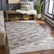 Jardin 90 X 60 inch Medium Gray Rug in 5 x 8, Rectangle