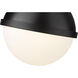 Peyton 2 Light 14.5 inch Matte Black Pendant Ceiling Light