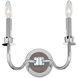 Sharlow 2 Light 11 inch Chrome Wall Sconce Wall Light