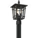 Fieldstone 3 Light 16.75 inch Sand Coal Outdoor Post Mount