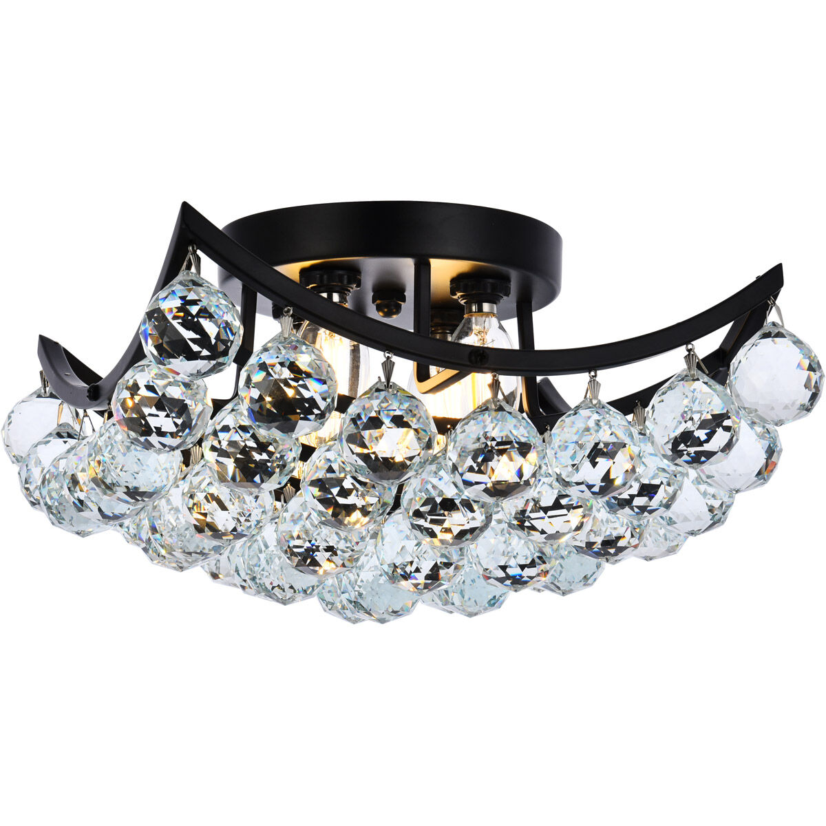 Corona 4 Light 12.00 inch Flush Mount