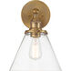 Barwell 1 Light 10 inch Oxidized Aged Brass Bath Vanity Light Wall Light