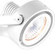 Series 154 50 watt 3.25 inch White with Chrome Arclight Wall Light, Clamp Mount