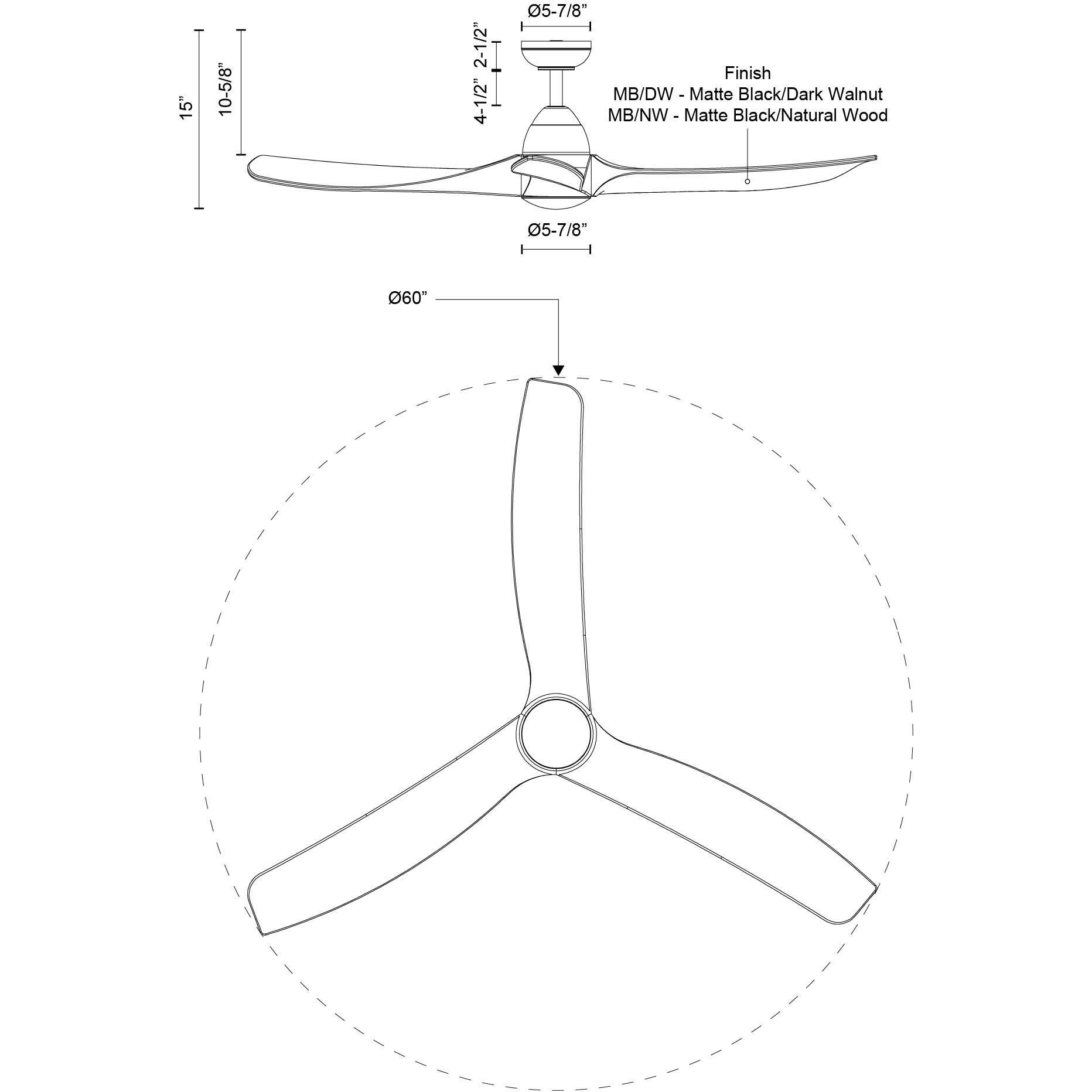Baylor Indoor Ceiling Fan